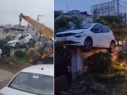 ड्राइवर ने नशे में ऐसे उड़ाई गाड़ी की घर की दीवार पर ही जा चढ़ी, उतारने के लिए आई JCB, यूजर बोले- खेल है क्या ड्राइवर ने नशे में ऐसे उड़ाई गाड़ी की घर की दीवार पर ही जा चढ़ी, उतारने के लिए आई JCB, यूजर बोले- खेल है क्या
