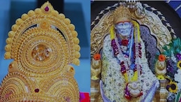 Gold Crown Worth Rs 59 Lakh Donated By Anonymous Donor At Shirdi Temple
