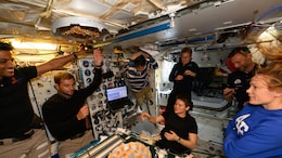 From Shrimp Cocktails To Cake: NASA Astronaut Offers A Glimpse Into Dining In Space