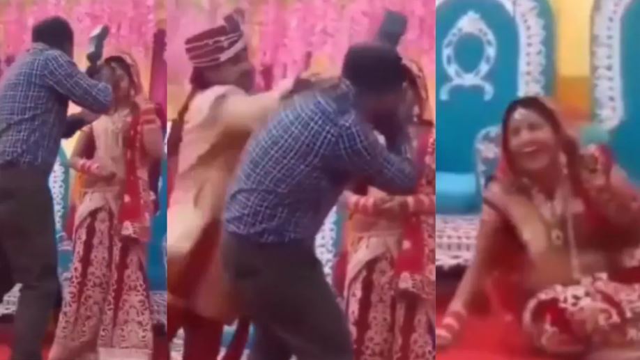 शादी के स्टेज पर हुआ हाई वोल्टेज ड्रामा, दुल्हन के फोटो ले रहे फोटोग्राफर को दूल्हे ने जड़ दिया घूंसा