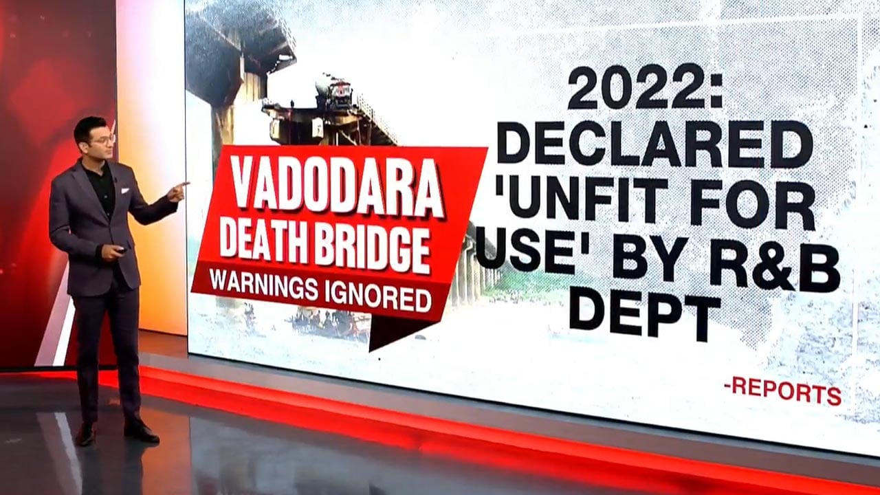 Video : Warning Signs Ignored Before Vadodara Bridge Collapsed