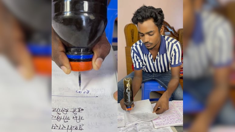 शख्स ने बनाया अनोखा पेन, यूजर बोले- 7 पीढ़ी तक लिखेंगे बच्चे, वायरल हुआ वीडियो