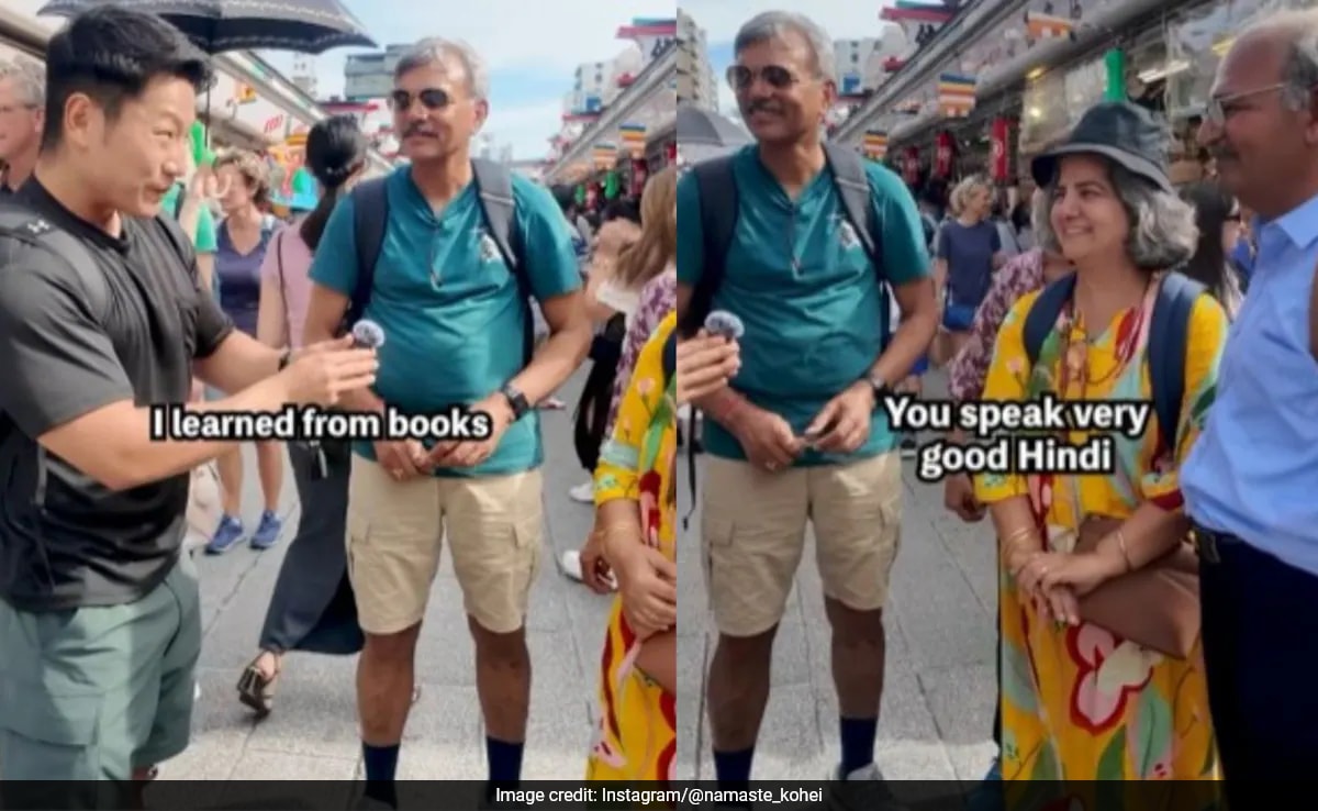 сърцераздирателно видео на японски влог който говори свободно хинди докато