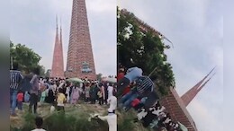On Camera, 100-Feet Tazia Collapses During Muharram Procession In UP