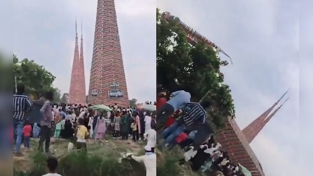 On Camera, 100-Feet Tazia Collapses During Muharram Procession In UP