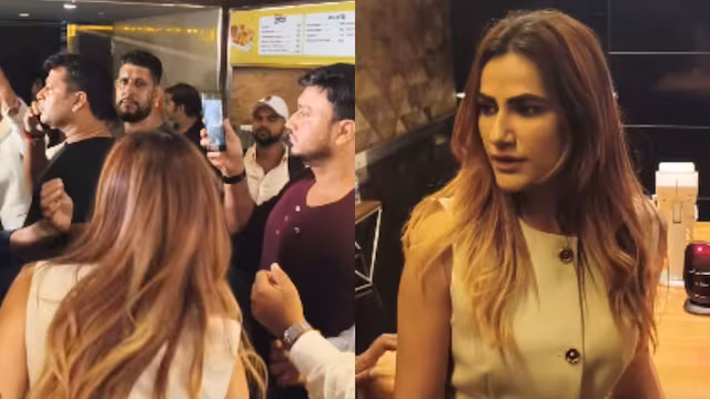 Viral Video: Actress Ruchi Gujjar Slaps, Hits Producer With Sandal At Film Premiere. Watch