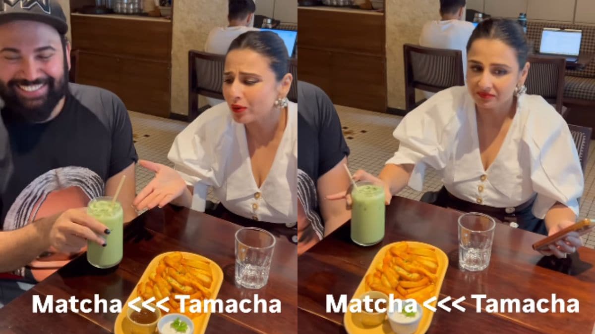 'Maar Ke Tamacha!': Vidya Balan's Take On Trending Matcha Is Too Funny To Miss