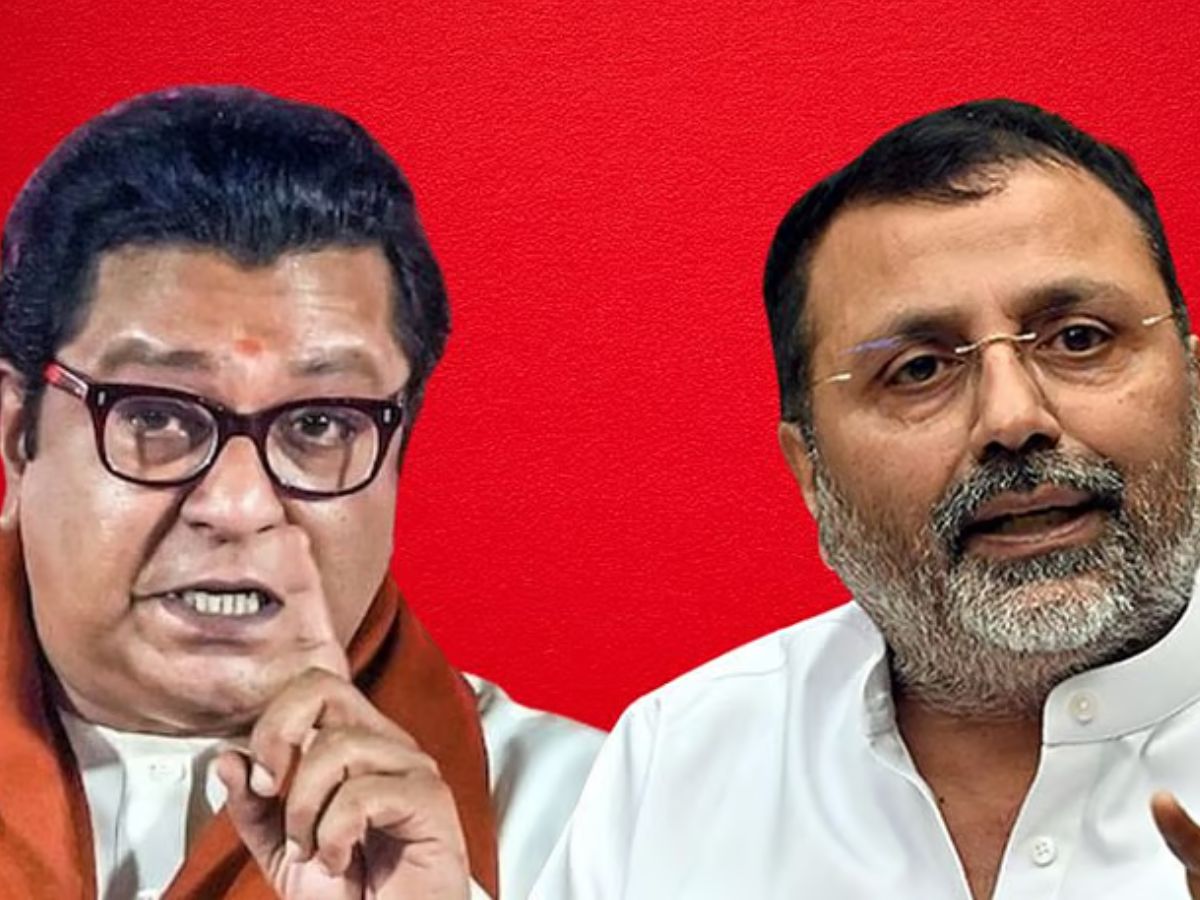 'मैंने हिंदी सिखा दी', मराठी-हिंदी भाषा विवाद में राज ठाकरे के पलटवार पर निशिकांत दुबे का तंज