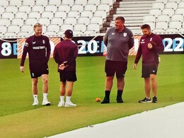 England's Hypocrisy Exposed? Oval Curator, Coach Brendon McCullum Stand Next To The Pitch Day After Gambhir Row