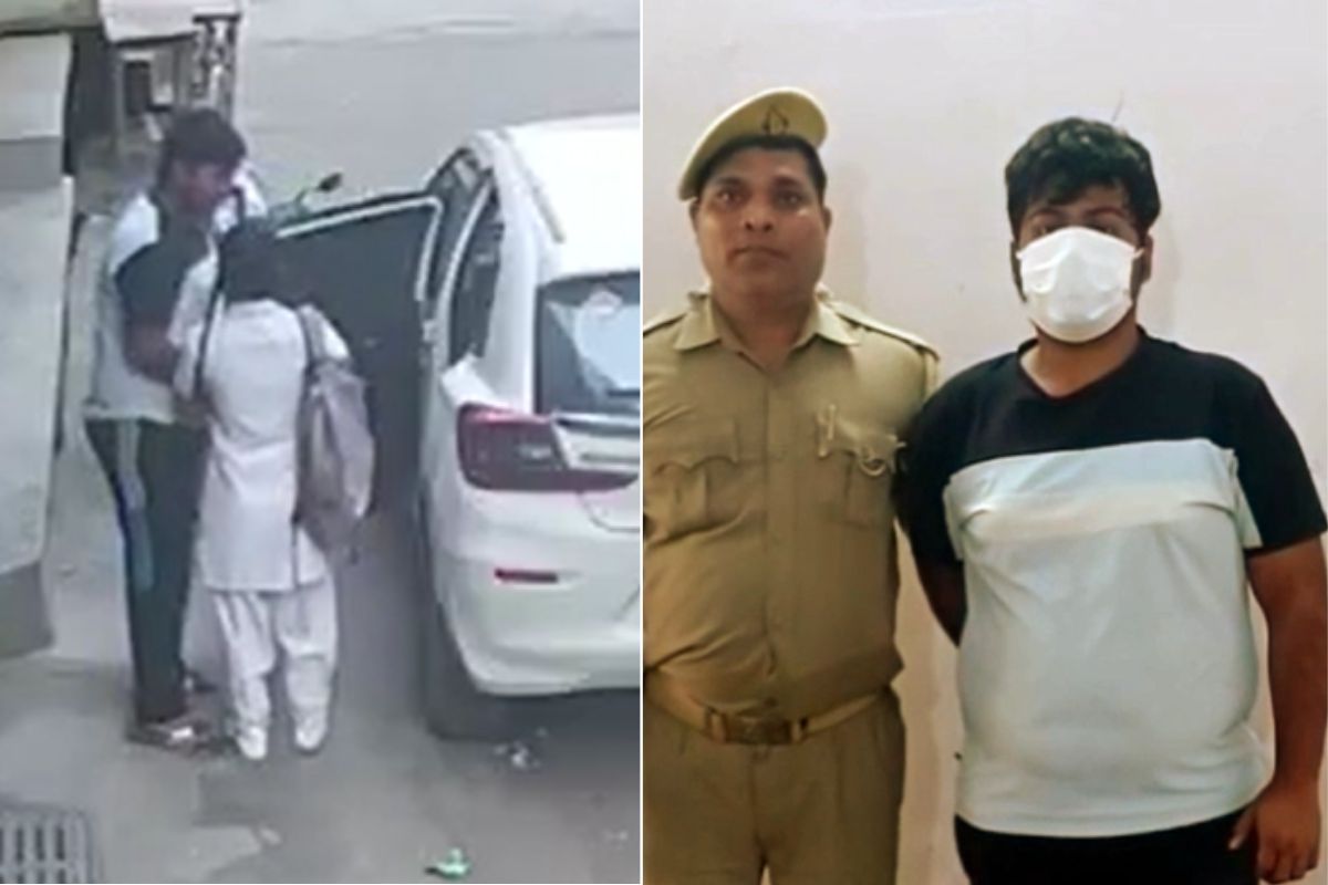 नोएडा में प्राइवेट स्कूल की छात्रा का दिनदहाड़े अपहरण, कार में जबरन बिठा कर भागा आरोपी, VIDEO वायरल