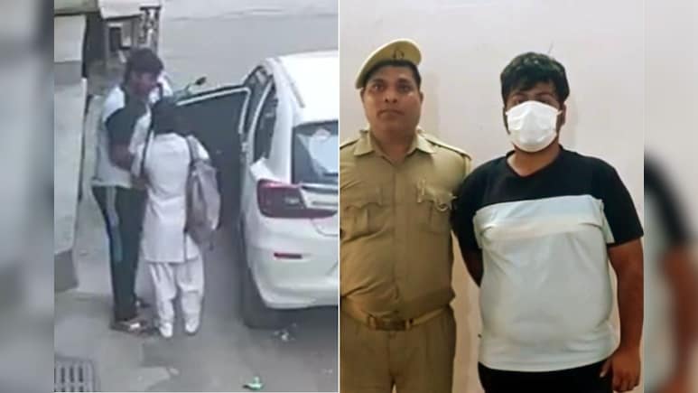 नोएडा में प्राइवेट स्कूल की छात्रा का दिनदहाड़े अपहरण, कार में जबरन बिठा कर भागा आरोपी, VIDEO वायरल