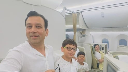 "Next Trip, They'll Fly Economy": Noida CEO's Decision After Flying Business Class With Kids Goes Viral