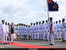PM Modi Arrives In Trinidad & Tobago, Gets Guard Of Honour PM Modi Arrives In Trinidad & Tobago, Gets Guard Of Honour