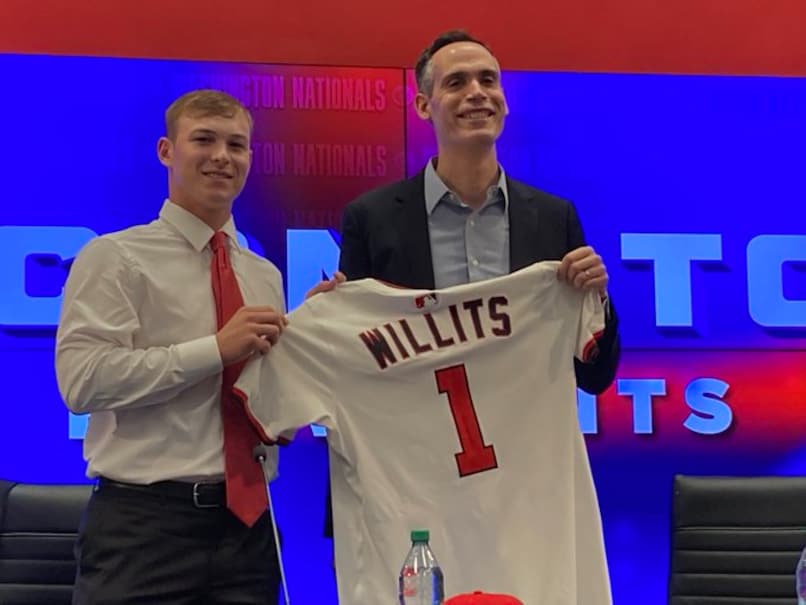 17-Year-Old Eli Willits, No. 1 Overall Pick In Major League Baseball Draft, Signs With Nationals