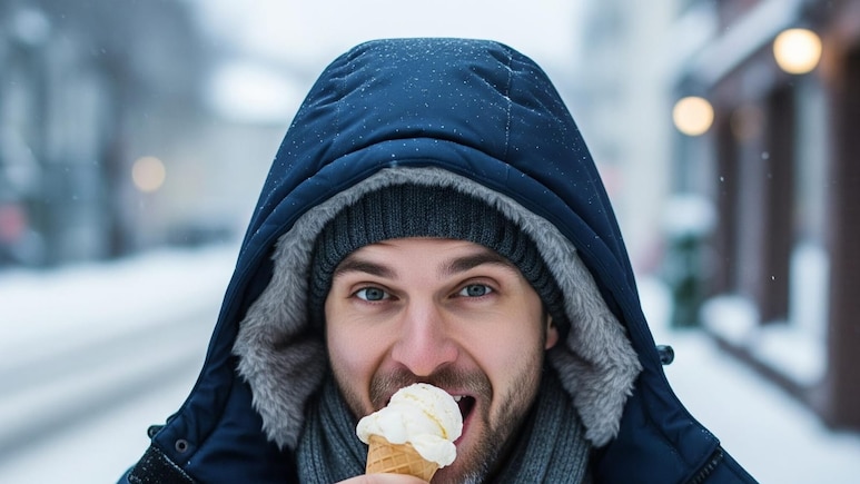 ठंड में आइसक्रीम खाने से क्या होता है?