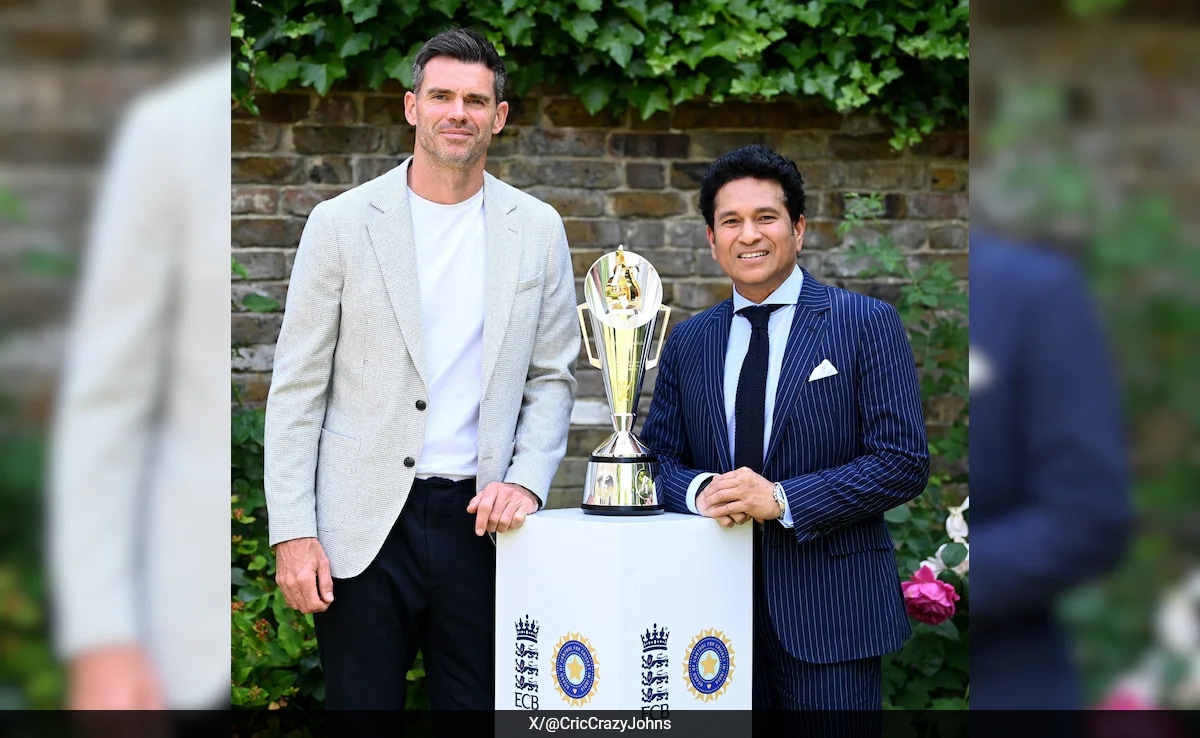 "Completely Out Of...": James Anderson Finally Reacts To Anderson-Tendulkar Trophy Naming