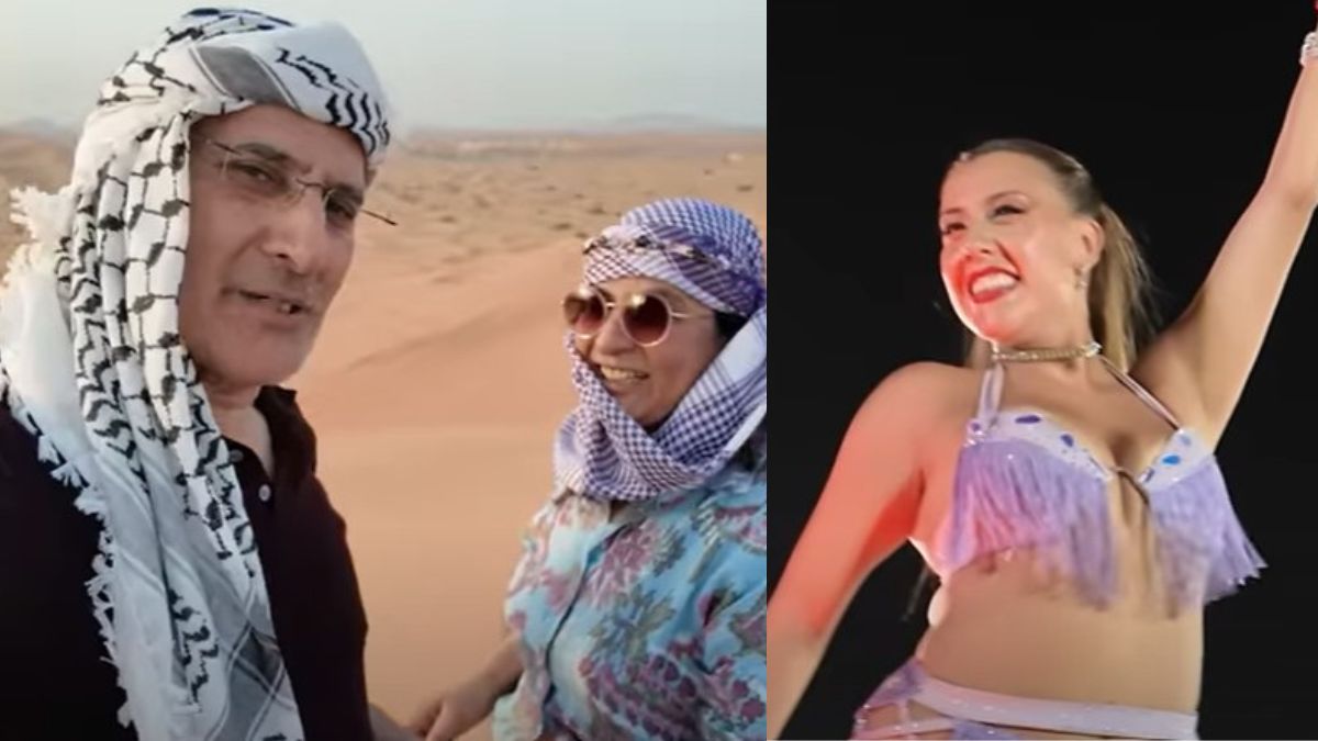 Archana Puran Singh Goes On Dubai Desert Safari As Husband Parmeet Sethi Tries Belly Dancing