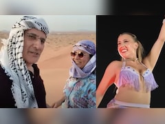 Archana Puran Singh Goes On Dubai Desert Safari As Husband Parmeet Sethi Tries Belly Dancing
