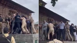 "Protectors Of Law...": Omar Abdullah Shares Video Of Grappling With Cops
