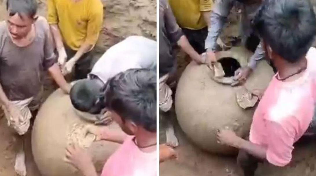 खजाना मिला खजाना मिला…खेत से निकला रहस्यमयी घड़ा, किसान ने अंदर झांका तो दंग रह गया