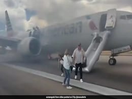 Fire, Smoke On Runway Before Takeoff, Dramatic Footage Shows Evacuation Fire, Smoke On Runway Before Takeoff, Dramatic Footage Shows Evacuation