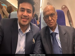 "Only PM Modi Works 100 Hours A Week": Narayana Murthy Tells Tejasvi Surya "Only PM Modi Works 100 Hours A Week": Narayana Murthy Tells Tejasvi Surya