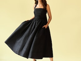 Mrunal Thakur Makes A Case For Monochrome Magic In A Black Midi Dress