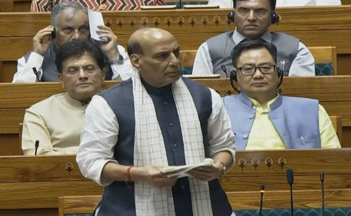Defence Minister Rajnath Singh Initiates Debate On Op Sindoor In Lok Sabha