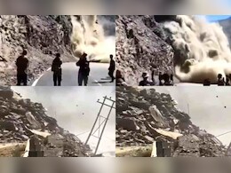 पहाड़ से अचानक गिरने लगे बड़े-बड़े पत्थर, हिमाचल से लैंडस्लाइड का ये वीडियो डरा देगा पहाड़ से अचानक गिरने लगे बड़े-बड़े पत्थर, हिमाचल से लैंडस्लाइड का ये वीडियो डरा देगा