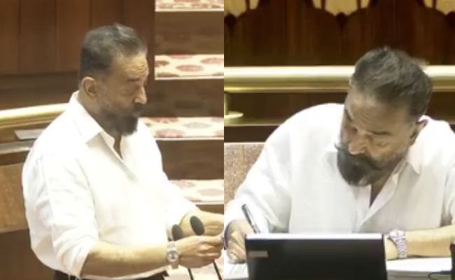Kamal Haasan Makes Parliament Debut, Takes Oath As Rajya Sabha MP In Tamil