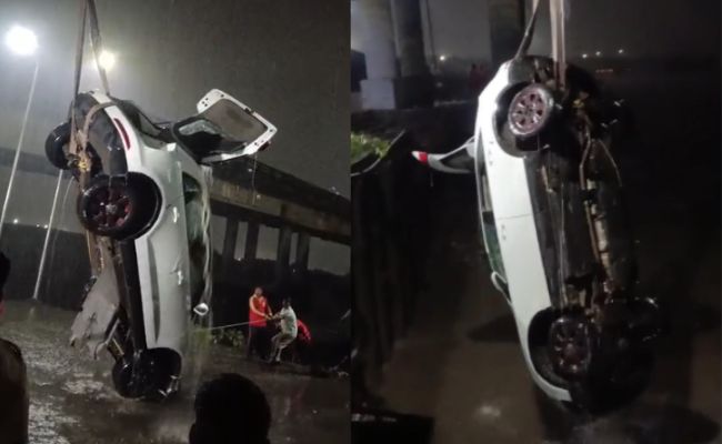 Google Maps Misleads Car Into Ditch In Navi Mumbai, Driver Rescued