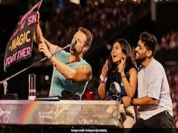 Watch: Coldplay's Chris Martin Cracks Joke With Indian Couple After Viral "Kiss Cam" Moment Watch: Coldplay's Chris Martin Cracks Joke With Indian Couple After Viral "Kiss Cam" Moment