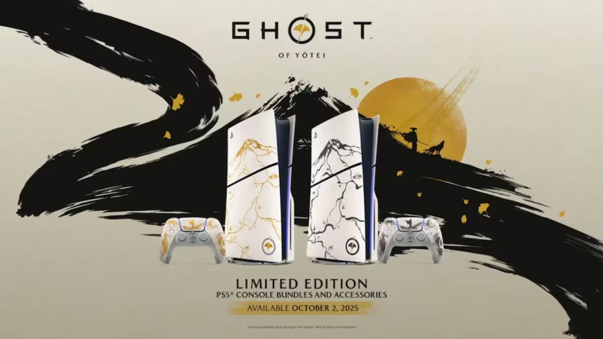 Sony lance des accessoires et packs PS5 Ghost of Yotei en édition limitée