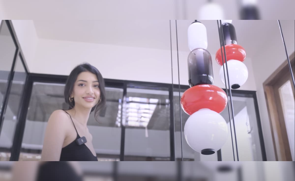The interiors of Ahaan Pandays house. Photo: YouTube/Alanna&Ivor The interiors of Ahaan Pandays house. Photo: YouTube/Alanna&Ivor