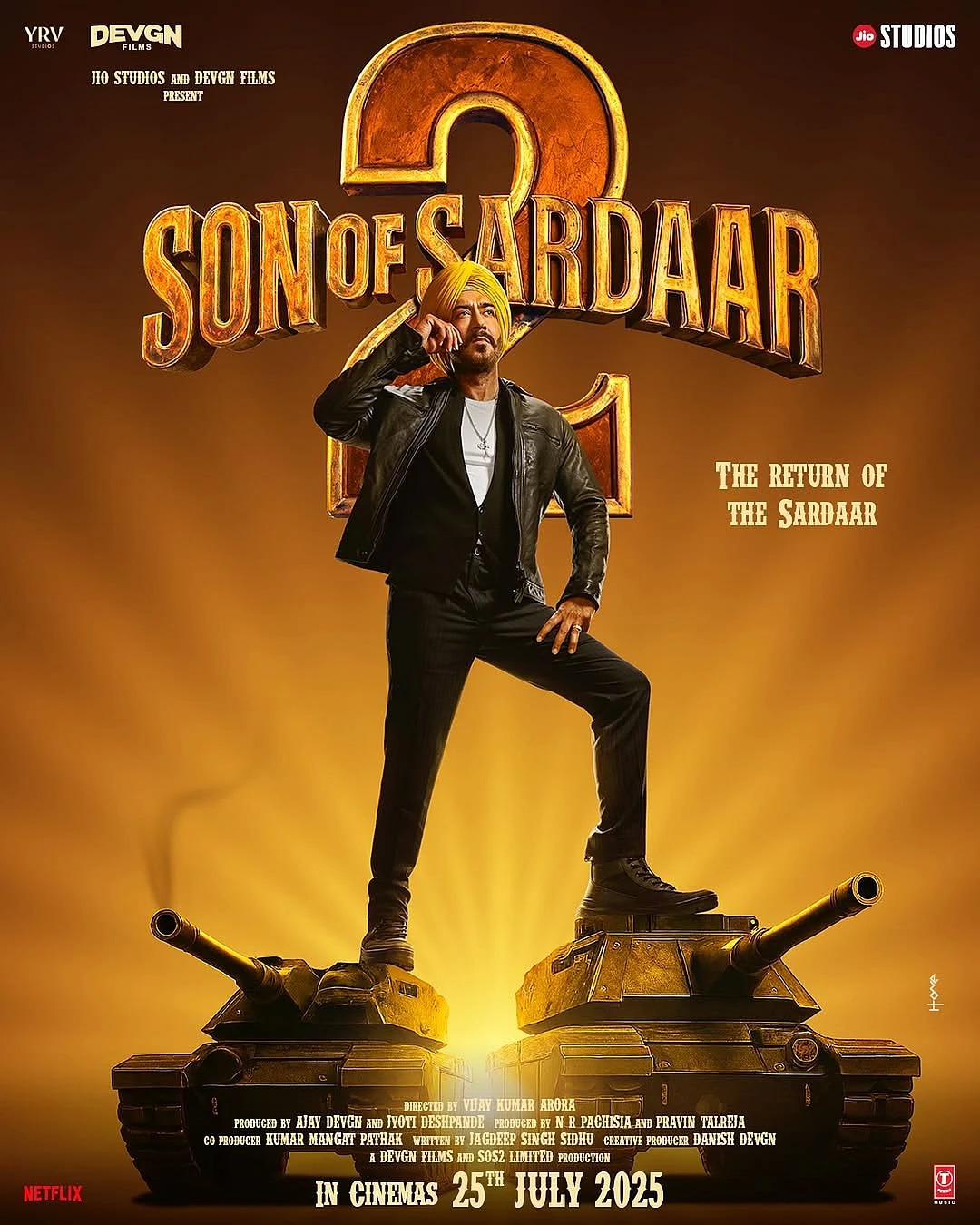 सैयारा बॉक्स ऑफिस पर लाई तूफान तो अजय देवगन की Son of Sardaar 2 की रिलीज टली, जानें अब कब आएगी फिल्म
