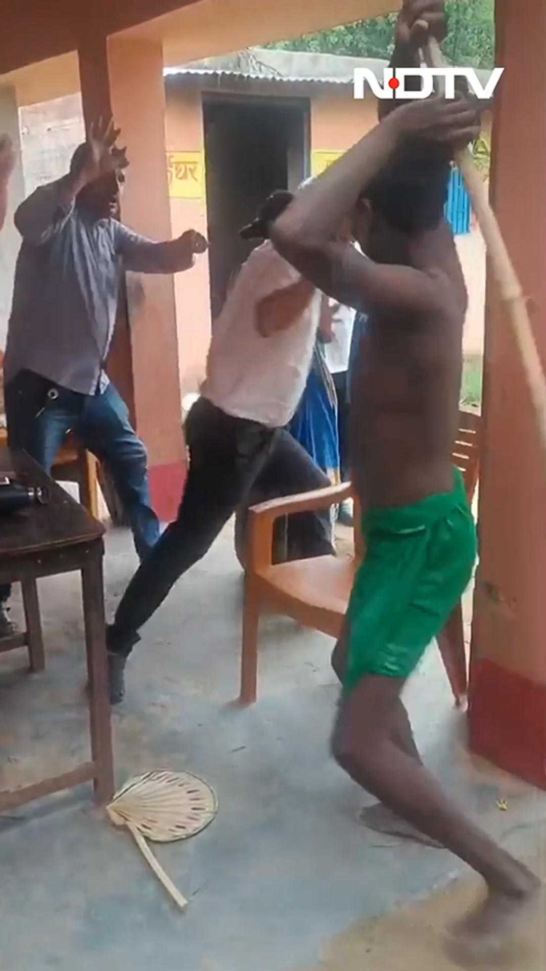 Slaps And Sticks Rained On Bihar Teacher After He Hits School Student