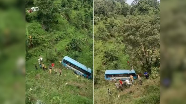 हिमाचल प्रदेश के मंडी में बस हादसा, 5 की मौत, 20 घायल