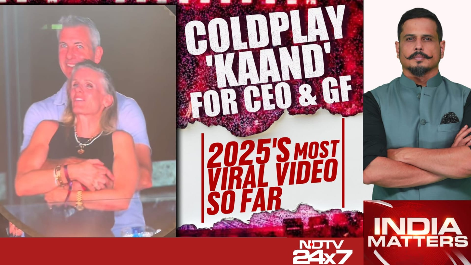 Coldplay Gig, CEO And Girlfriend Busted