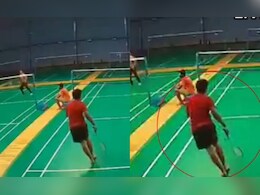 Heart Attack Video: बॅडमिंटन खेळताना कोसळला, तरुणाचा जागीच जीव गेला; मृत्यूचा लाईव्ह VIDEO