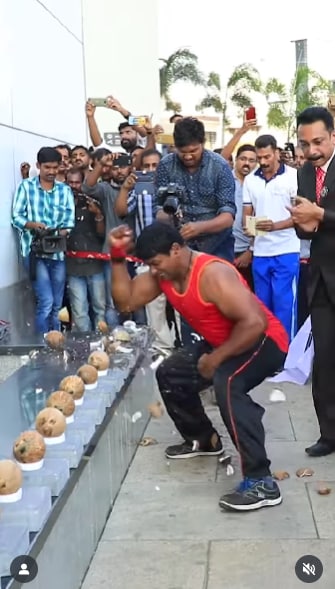 Watch: Kerala Man Smashes Most Coconuts With One Hand, Sets World Record
