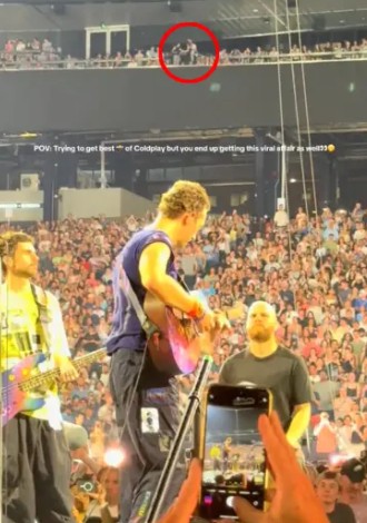 Astronomer's Andy Byron, Kristin Cabot's PDA In New Video At Coldplay Concert
