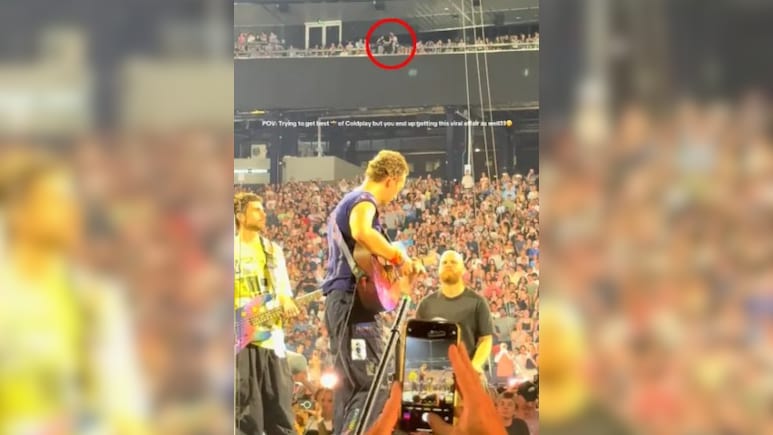 Astronomer's Andy Byron, Kristin Cabot's PDA In New Video At Coldplay Concert