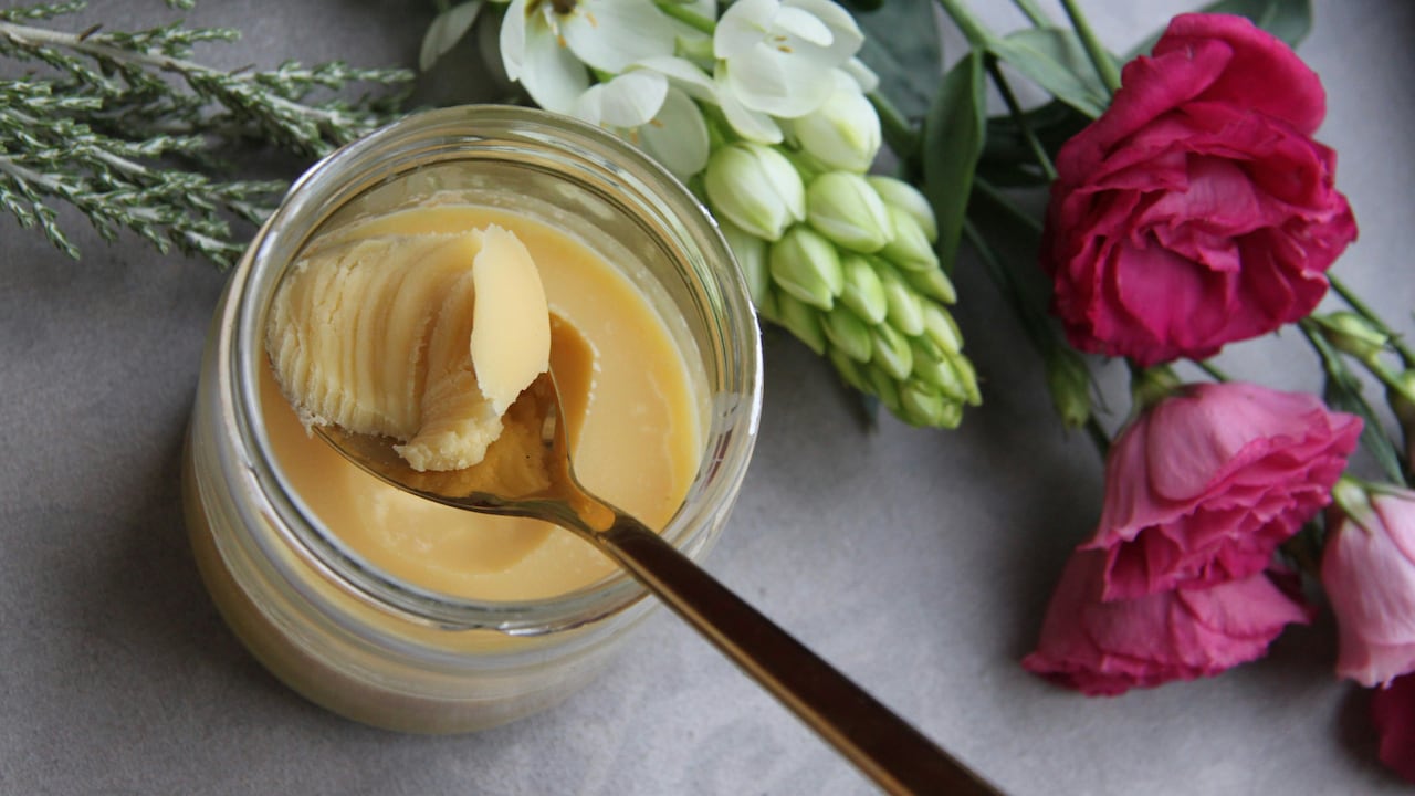Shata Dhauta Ghrita is said to be Ayurvedic remedy for dry and aging skin