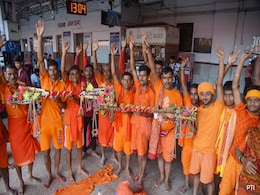 Shravani Mela Begins, Lakhs Of Kanwariyas Embark On 108 Km Pilgrimage Shravani Mela Begins, Lakhs Of Kanwariyas Embark On 108 Km Pilgrimage