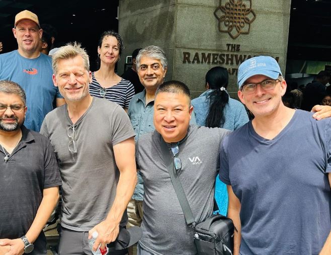<i>Game Of Thrones</i> Star Nikolaj Coster-Waldau Relishes South Indian Food In Bengaluru. See Pic