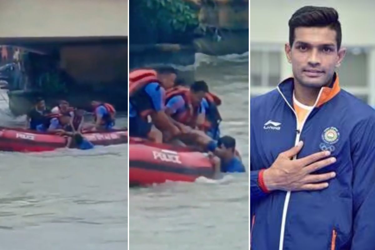 हरिद्वारः गंगा की तेज धार में डूब रहे थे अर्जुन अवार्डी दीपक हुड्डा, देवदूत बनी PAC टीम ने बचाई जान, VIDEO