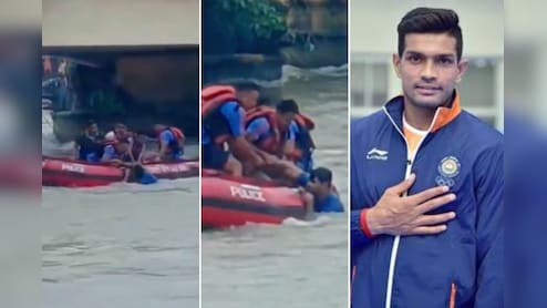 हरिद्वारः गंगा की तेज धार में डूब रहे थे अर्जुन अवार्डी दीपक हुड्डा, देवदूत बनी PAC टीम ने बचाई जान, VIDEO