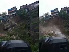 Houses Topple After Landslide In Mumbai's Bhandup Amid Heavy Rain