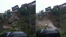 Houses Topple After Landslide In Mumbai's Bhandup Amid Heavy Rain