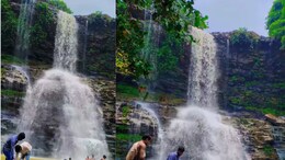 Dhaskud waterfall का मनोरम नजारा, जलप्रपात को निहारने पहुंचे सैलानी के साथ हादसा, 60 फीट ऊंची पहाड़ी से गिरा..